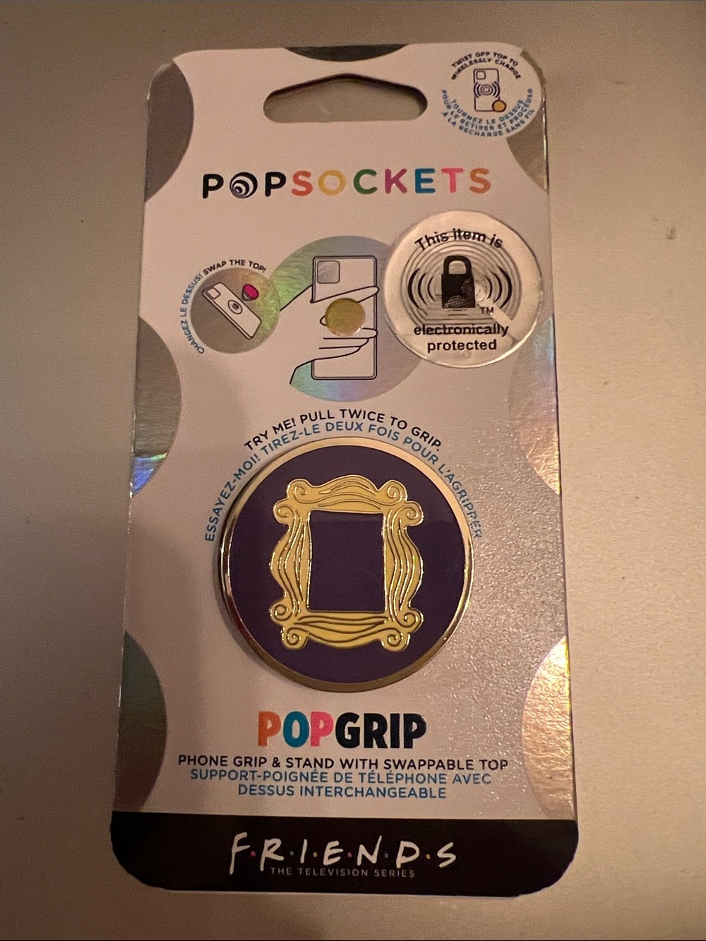 Friends Purple Door Frame PopSocket PopGrip NEW Sealed